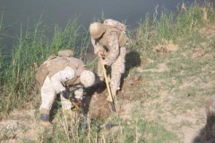 Doc-and-Cpl-Similton-digging-for-insurgent-gold