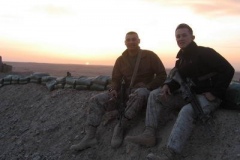 Lcpl-Sorensen-_-Cpl-Vose-enjoying-a-romantic-sunset-together